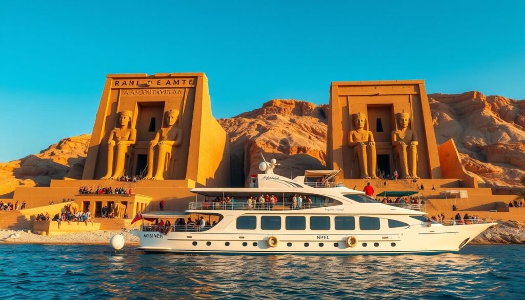 Abu Simbel temples with Nile cruise ship - 10 Day Egypt Tour
