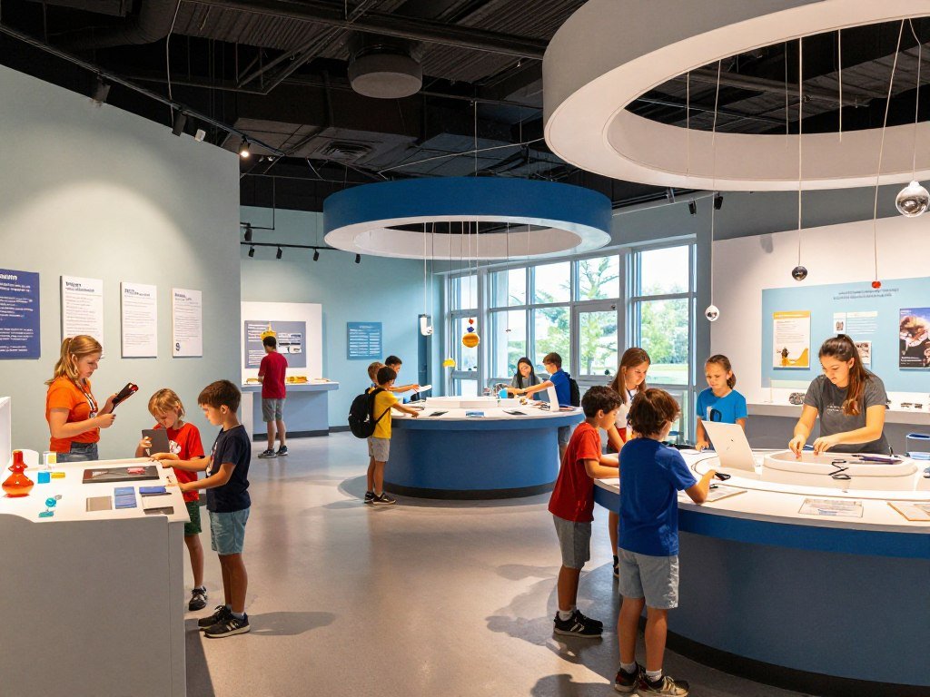 Discovery Place Science museum in Charlotte NC with interactive exhibits - an educational thing to do in Charlotte NC