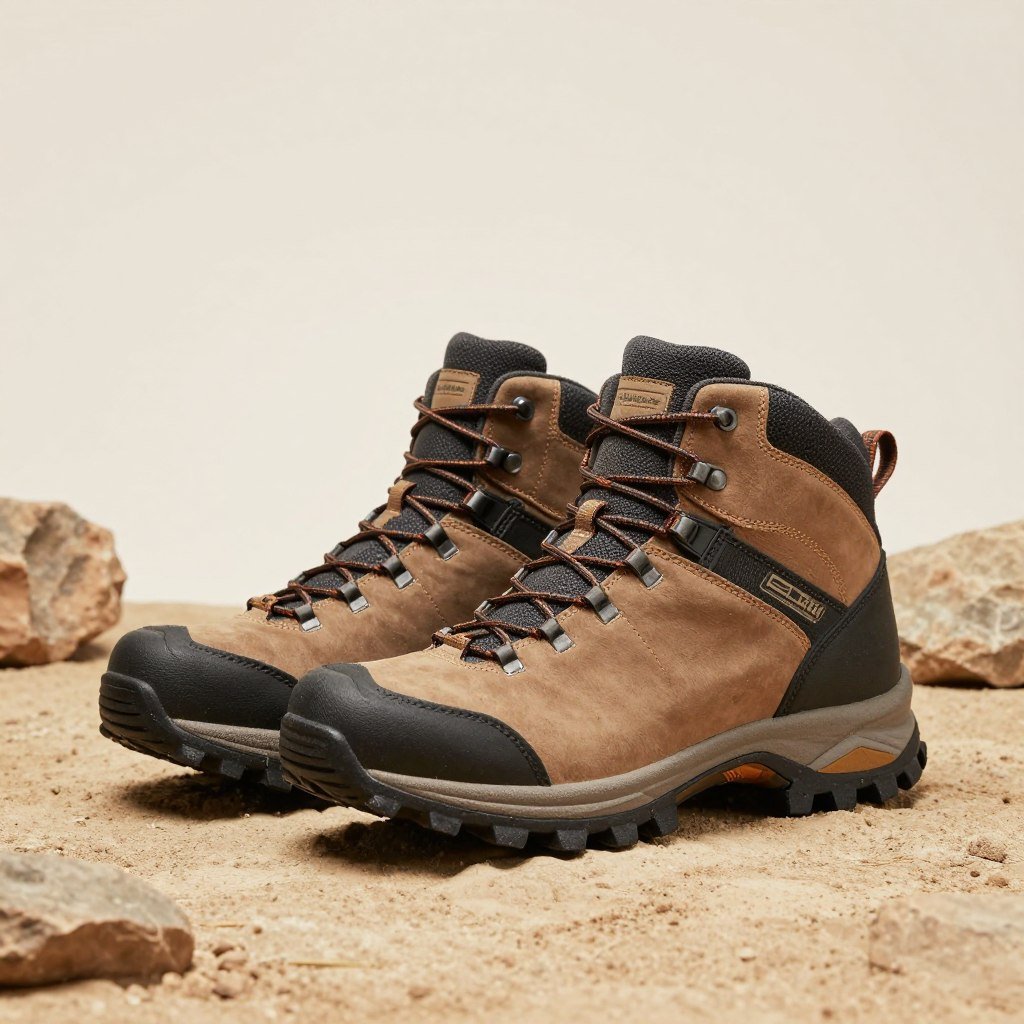 Durable hiking boots suitable for exploring ancient Egyptian temples and uneven terrain