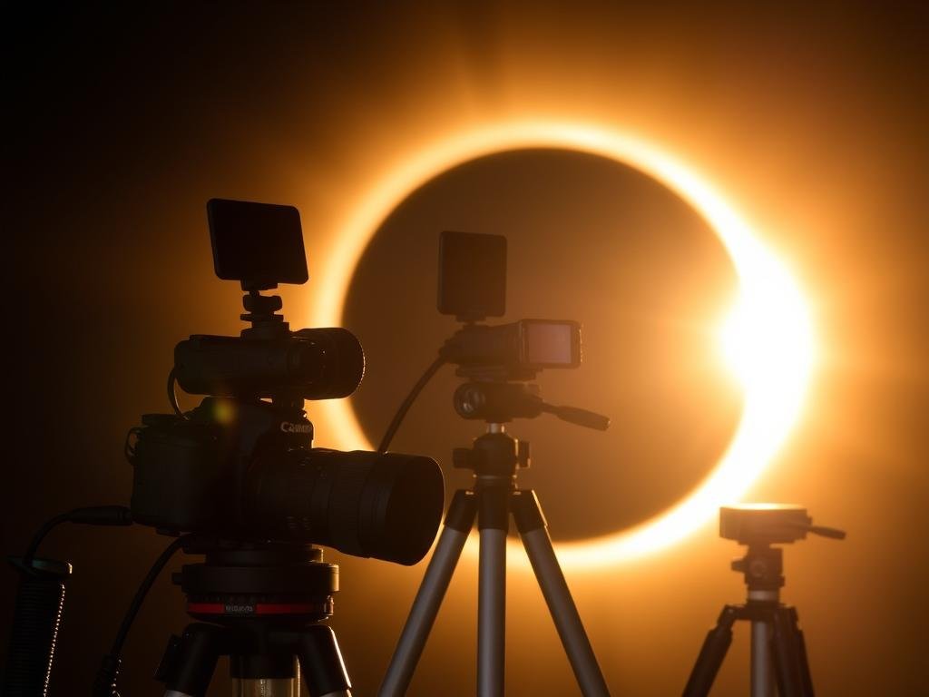 Eclipse photography equipment and setup