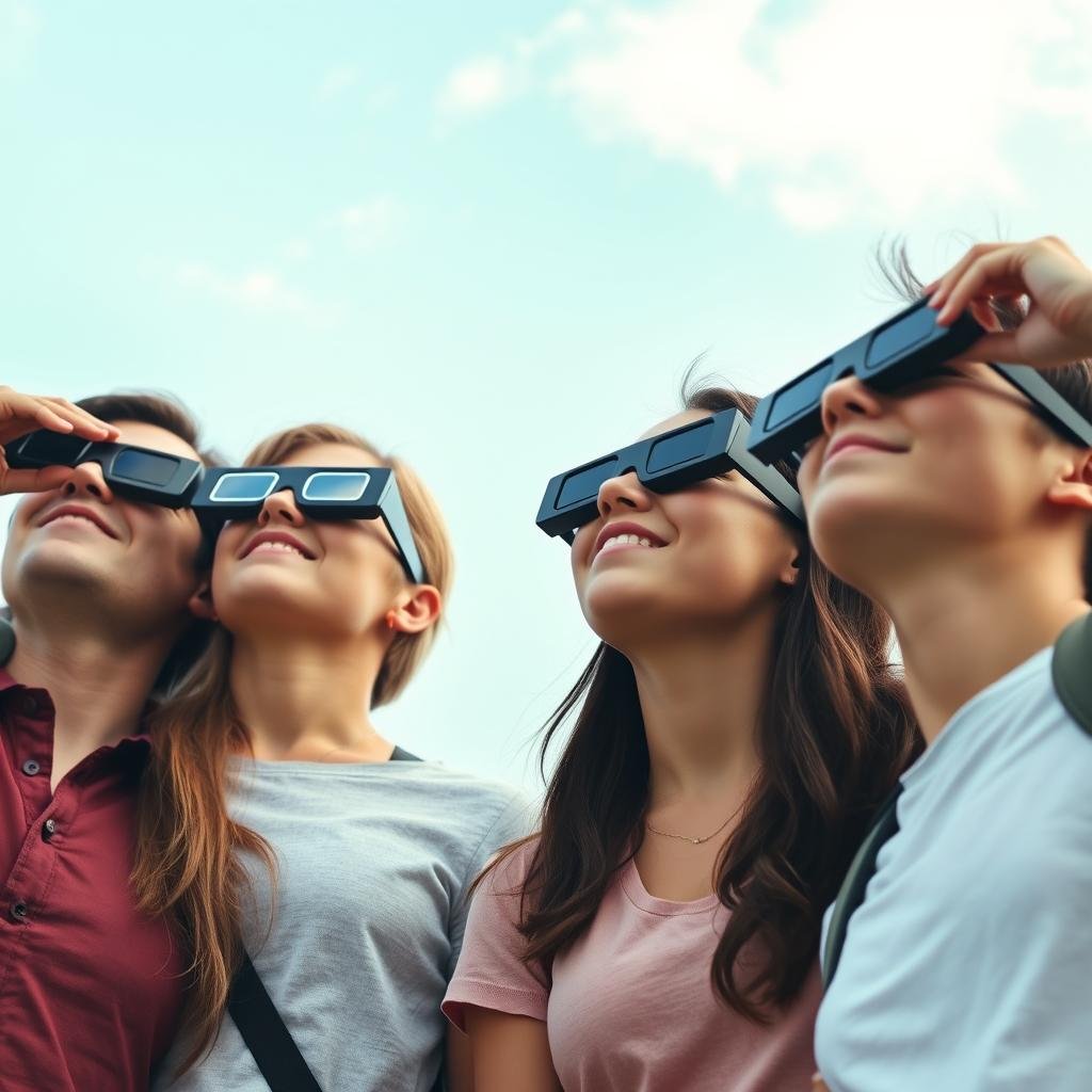 Family enjoying previous eclipse tour