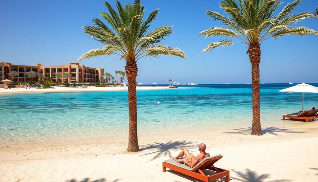 Hurghada beach resort and Red Sea for 9 Days in Egypt tour during Egypt Tours from New York 2026/2027
