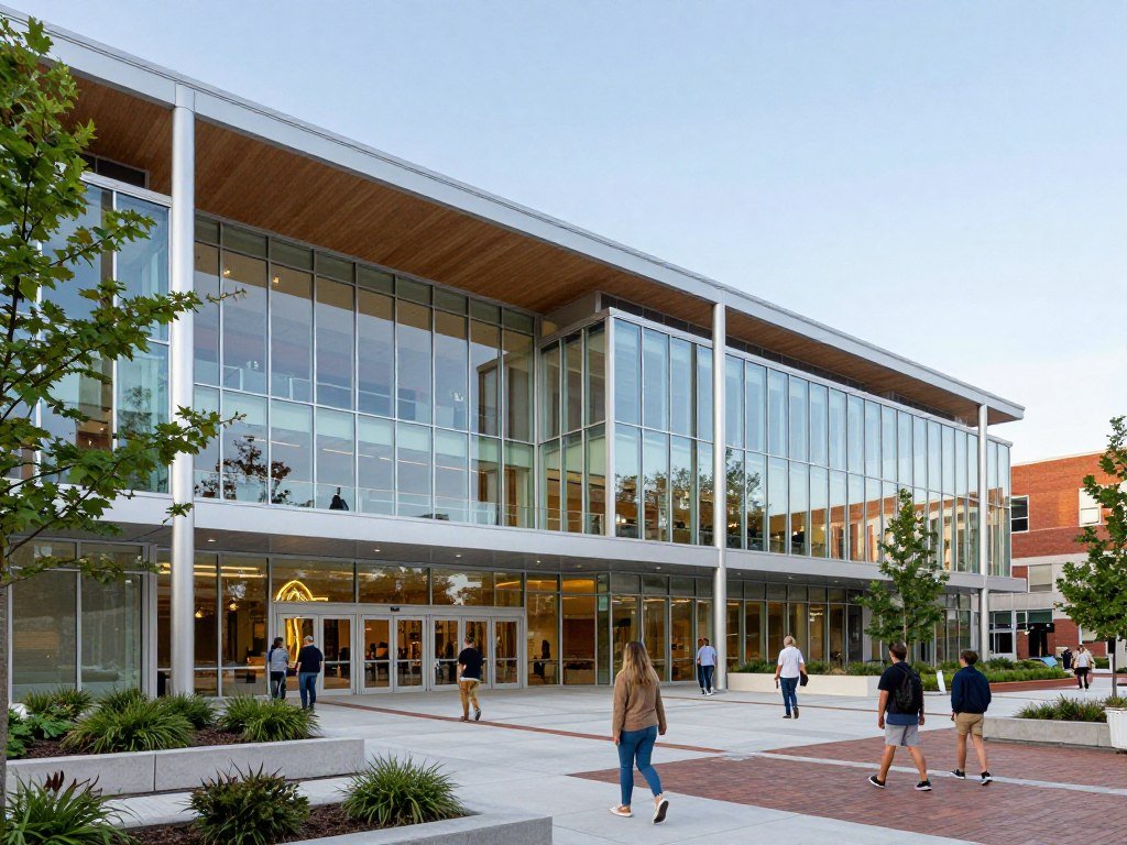 Levine Center for the Arts in Charlotte NC with modern architecture - a sophisticated thing to do in Charlotte NC