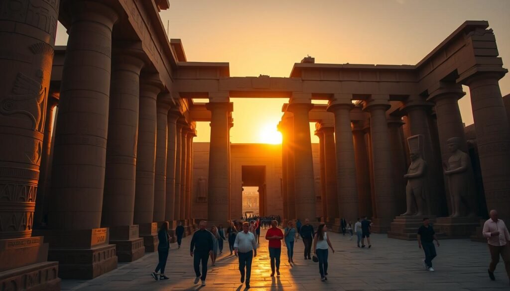 Luxor Temple at sunset - 6 Days Affordable Egypt Tour