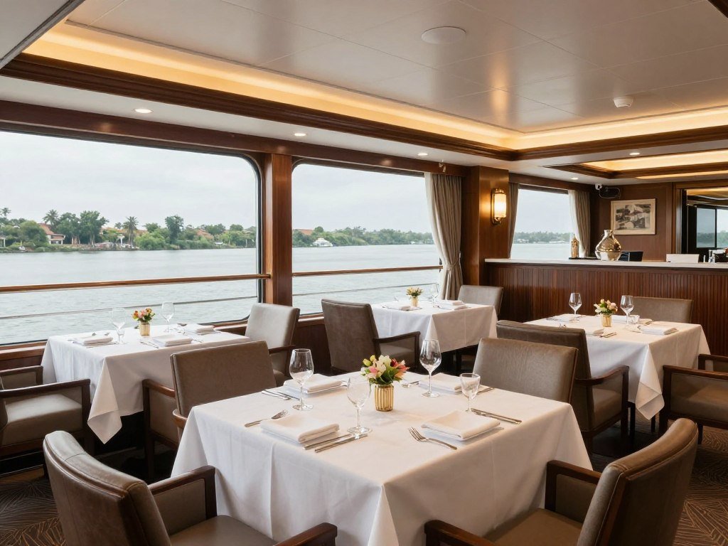 Movenpick Royal Lily restaurant with elegant dining setup