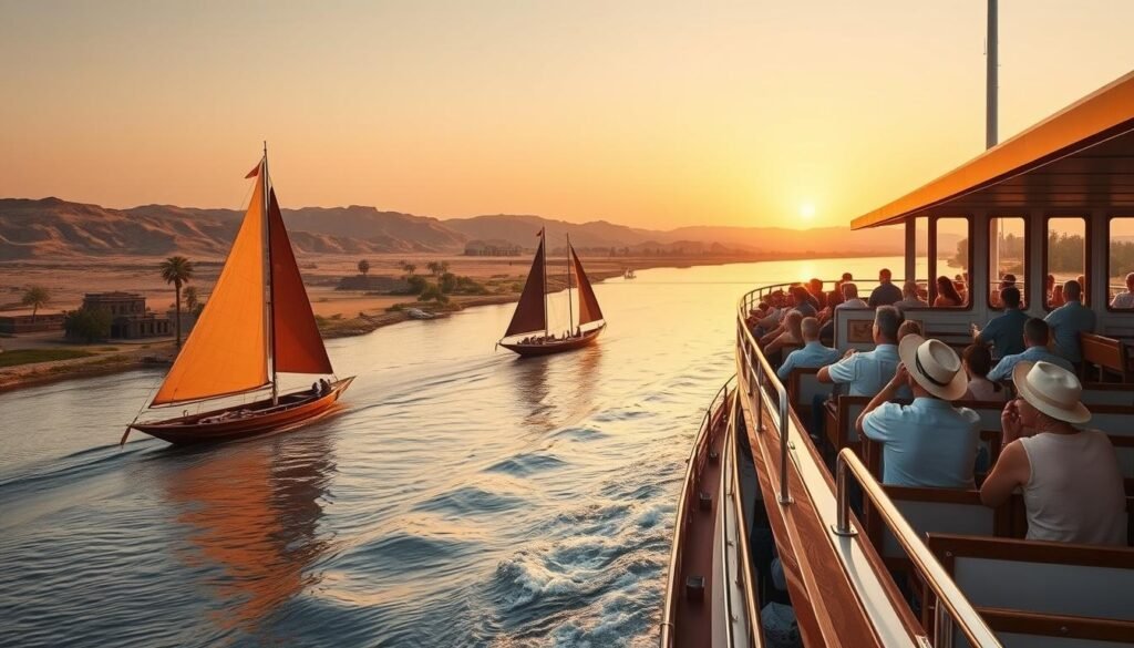 Nile River Cruise during Egypt Tours from Chicago 2026/2027