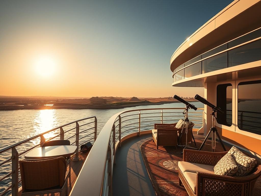 Nile cruise ship for eclipse viewing