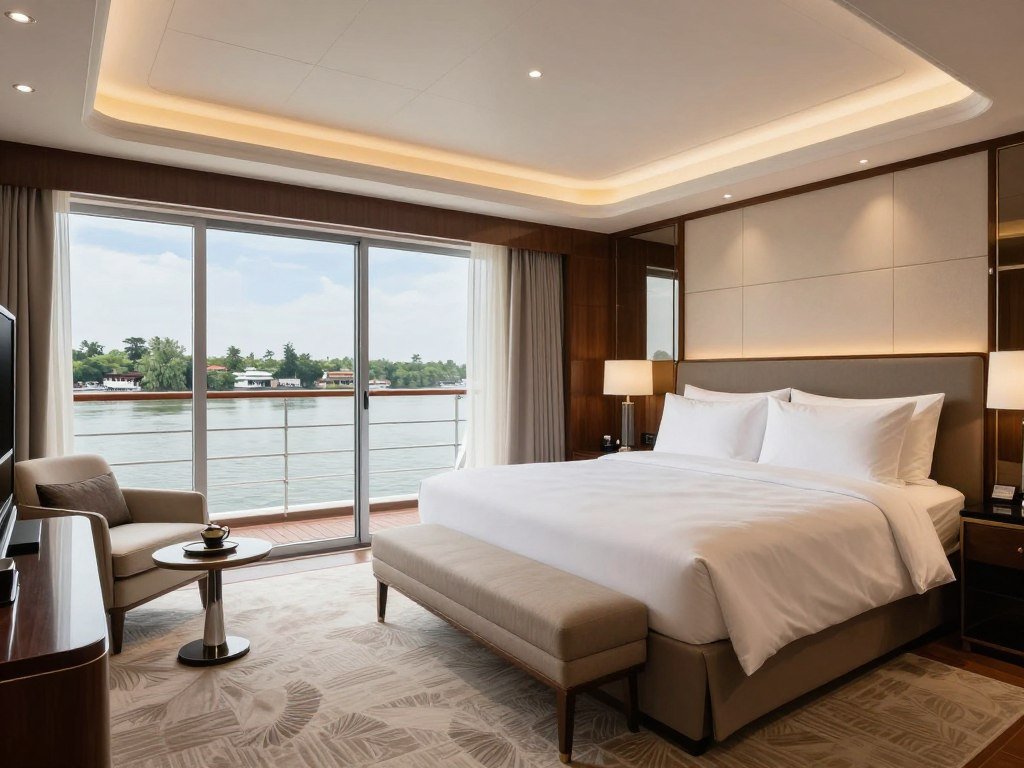 Oberoi Zahra luxury suite with Nile view