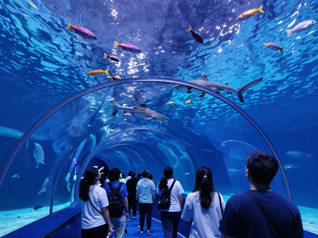 SEA LIFE Aquarium in Charlotte-Concord with underwater tunnel - a fascinating thing to do in Charlotte NC