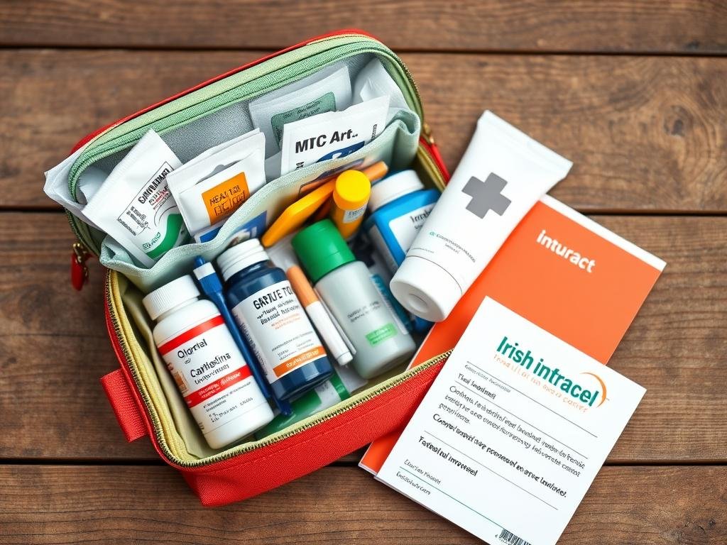 Travel health kit and insurance documents for Egypt Tours from Ireland 2026/2027